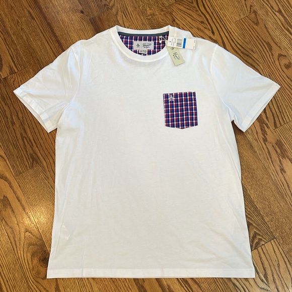 Men’s Penguin Brand Short Sleeve Shirt. Size XL. New With Tags. - Picture 2 of 9